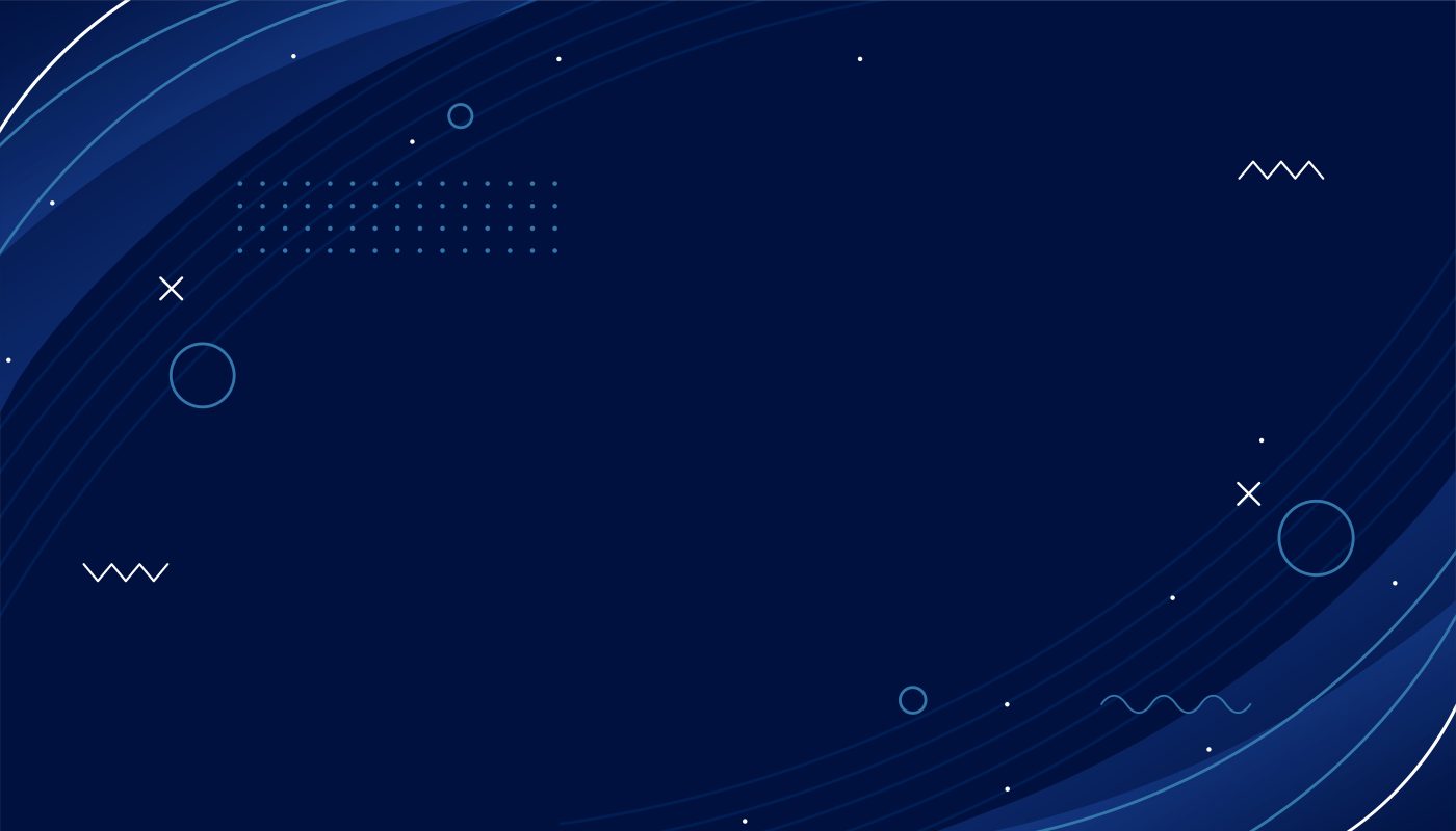 minimal line style dark blue memphis background